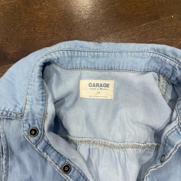 Chambray belted romper - Picture 3 of 4